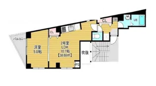 The House minowa【4階】の間取り