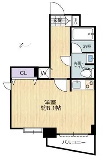 デュオステージサンシャイン60通り【3階】の間取り