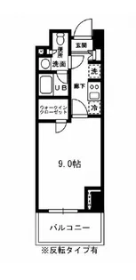 レジディア杉並方南町【4階】の間取り
