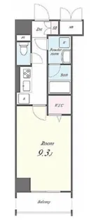 N’s PARK Residence 高田馬場【2階】の間取り