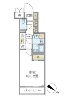 ビューテラス茗荷谷【1階】の間取り