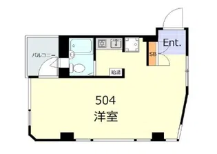 共和ホームズ延寿御茶ノ水【5階】の間取り