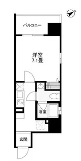 リバーレ浅草駒形【2階】の間取り