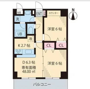 Sunny Garden【1階】の間取り