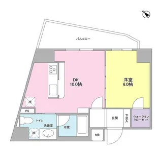 プロスペクト西巣鴨【2階】の間取り