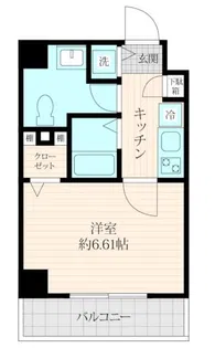 DeLCCS南池袋【502号室】の間取り