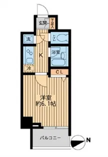 HF早稲田レジデンスⅡ【4階】の間取り