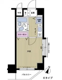 フェニックス笹塚壱番館【3階】の間取り