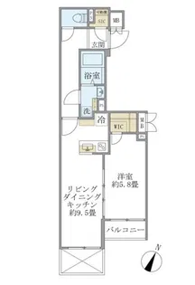 ビューテラス茗荷谷【2階】の間取り