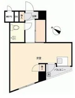 御苑ハイム【701号室】の間取り
