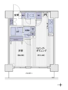 エスティメゾン大島【15階】の間取り