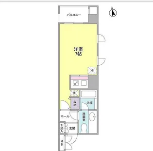 アサンブレ恵比寿【5階】の間取り