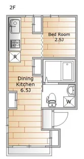 ルミナス渋谷本町【2階】の間取り