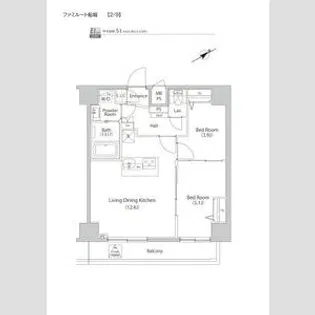 ファミルート船堀【7階】の間取り