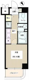 Scena M【3階】の間取り