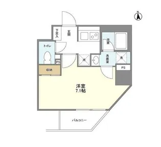 シェフルール新御徒町Ⅰ【3階】の間取り