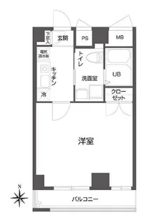 クローバーステイ秋葉原【12階】の間取り