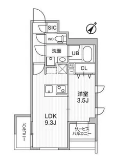 コンポジット渋谷初台【1階】の間取り