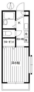 早稲田EAST【2階】の間取り