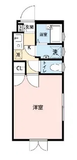 ウェルハウス広尾【203号室】の間取り