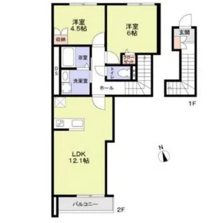 レコルト【2階】の間取り
