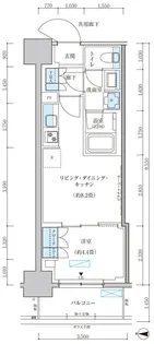 パークアクシス池袋イースト【4階】の間取り