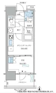 パークアクシス西大島コンフォートスクエア【11階】の間取り