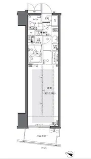 ZOOM都庁前【4階】の間取り