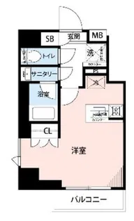 レガリス高田馬場Ⅱ【701号室】の間取り