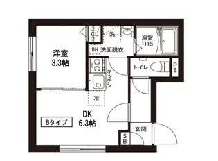レピュア菊川駅前レジデンス【102号室】の間取り