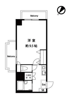 アサカシオン三軒茶屋【5階】の間取り