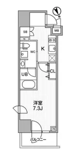 ステージファースト浅草橋Ⅱ【2階】の間取り