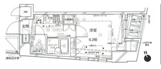 ステージファースト三軒茶屋アジールコートⅡ【5階】の間取り