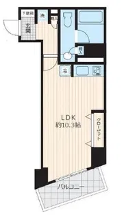 ロワジール三軒茶屋【3階】の間取り