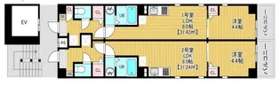 Luxe門前仲町【6階】の間取り