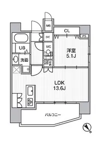 ステージファースト浅草橋Ⅲ【9階】の間取り