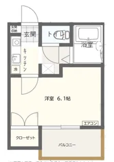 CottonWell浦安【202号室】の間取り