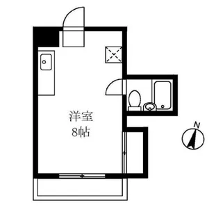 マンションメナハウス【7階】の間取り