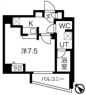 スパシエグランス学芸大学【3階】の間取り