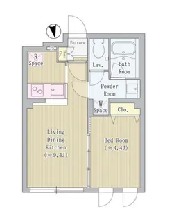ヴィスターリ目白【3階】の間取り