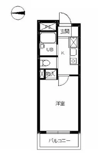 スカイコート神楽坂第2【5階】の間取り