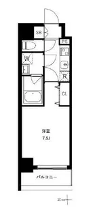 アーバンパーク浅草Ⅱ【504号室】の間取り