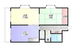 ファミーユKADO【4階】の間取り
