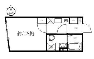 CASA上野入谷【4階】の間取り