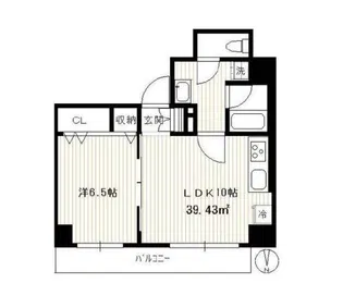 PALAZZO秀亜【1001号室】の間取り