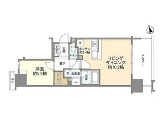 シティハウス西池袋【11階】の間取り