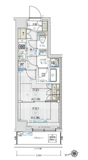 ブライズ中野哲学堂【4階】の間取り