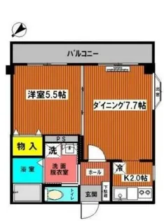 松清壱番館【2階】の間取り