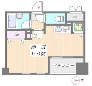 サンパティーク広尾【3階】の間取り