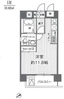 HF浅草橋レジデンス【10階】の間取り